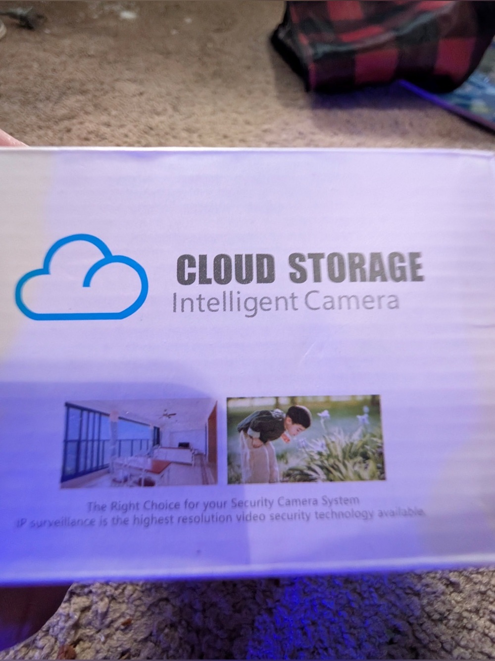 Cloud Storage Intelligent Camera - White